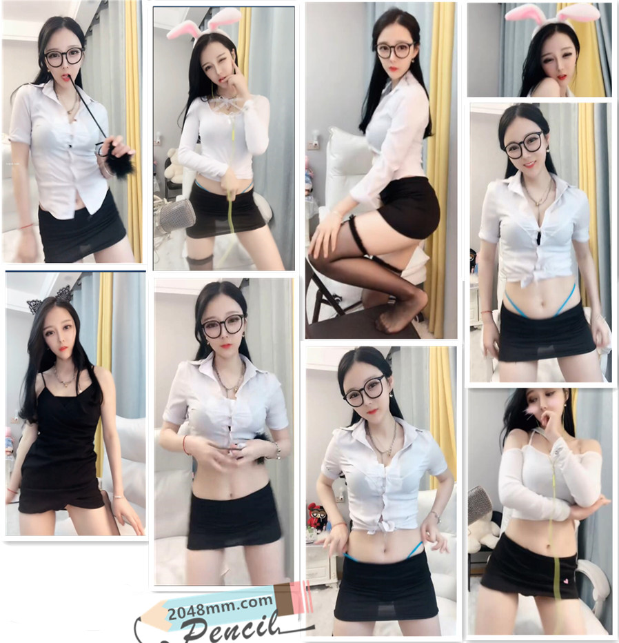 【映客主播】高颜值烧H 晴晴 直播 丁字裤、透视短裙、内内漏 烧舞佑或合集！(40V1.82G)-品图吧